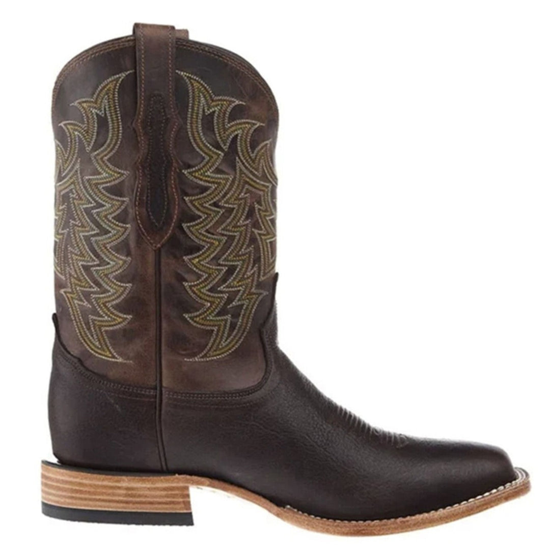 Tony Lama Alfredo Chocolate Bison Men's Boot HE6402