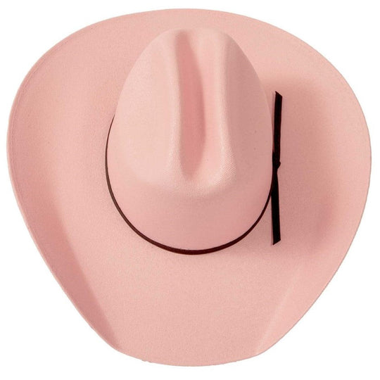 American Hatmakers Pioneer Pink Straw Cowboy Hat