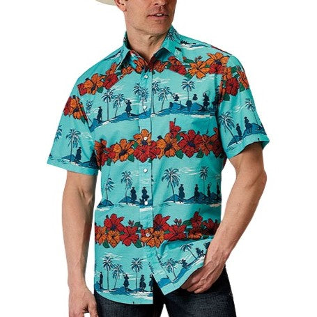 Roper Hawaiian Men's Button Up 03-002-0064-0318