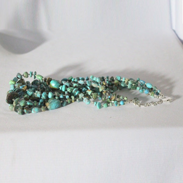 Paige Wallace Chunky Turquoise Necklace 281A