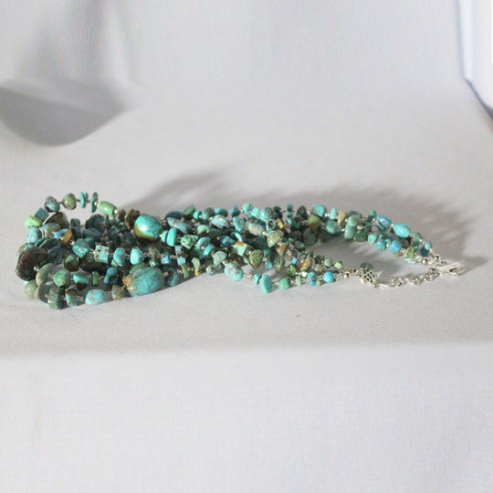 Paige Wallace Chunky Turquoise Necklace 281A
