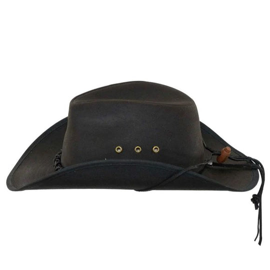 Outback Bootlegger Brown Oilskin Hat 1484