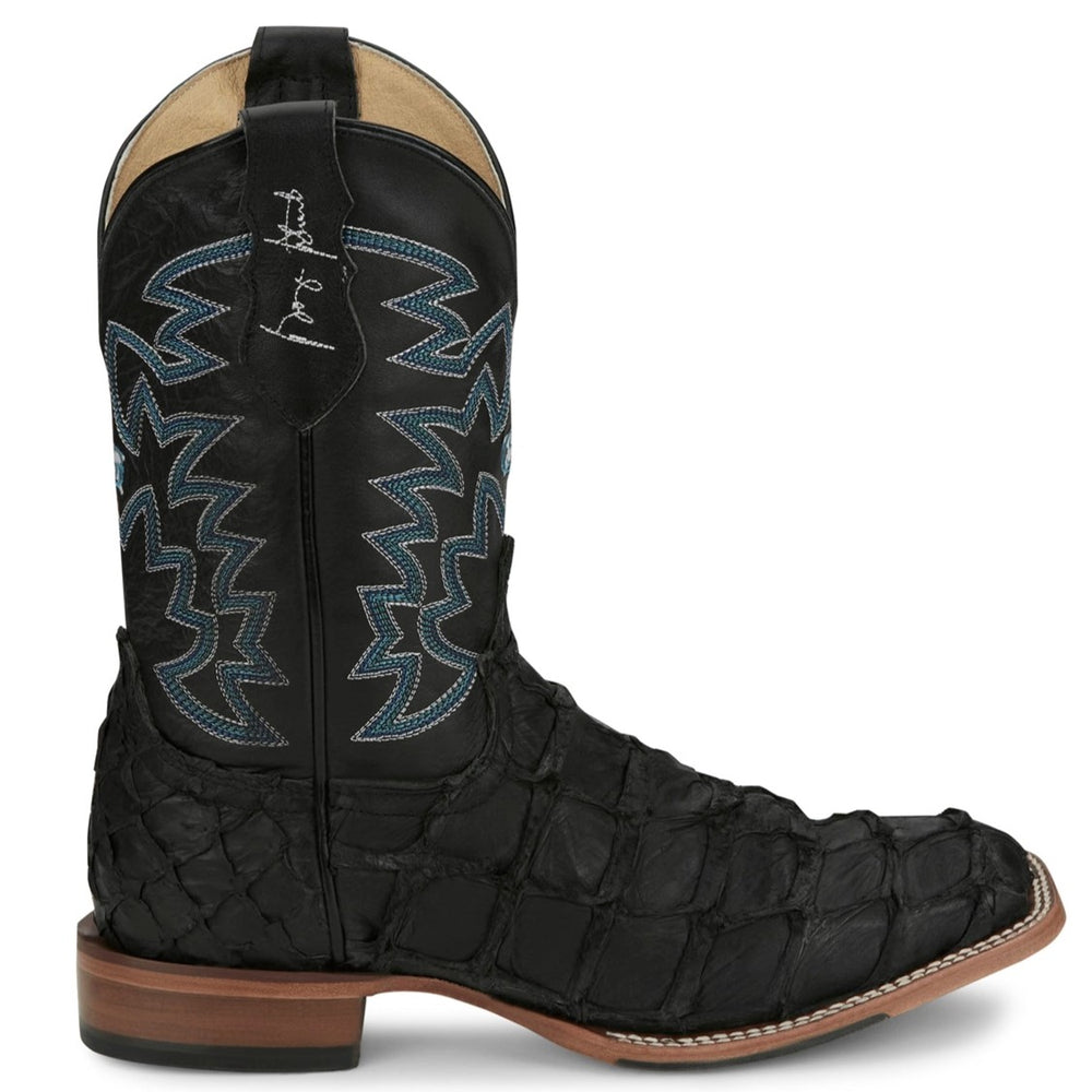 Justin Ocean Front Black Pirarucu Men's Boot GR5708