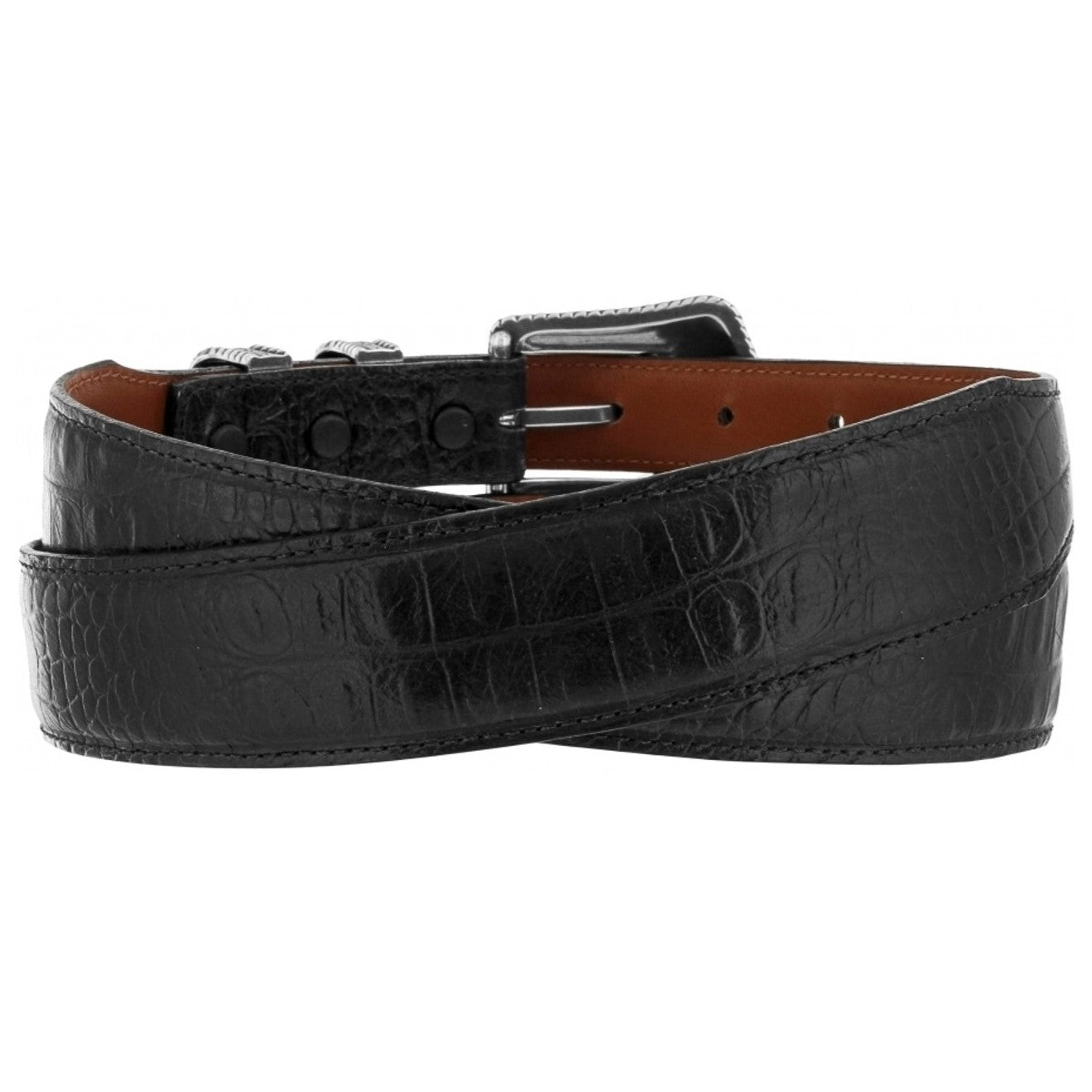 NWT TONY LAMA COUNTRY CROC BLACK Men's Leather Belt Sz 36 outlet C42123 Star Western