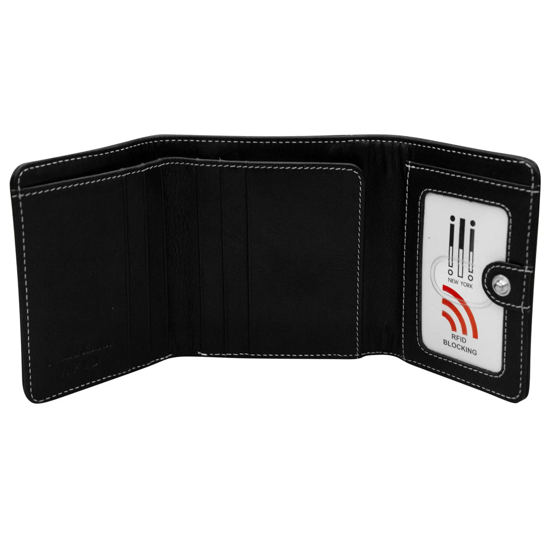 ILI Tri-Fold Wallet Black 7327