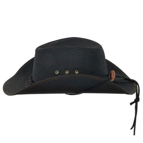 Outback Bootlegger Black Oilskin Hat 1484