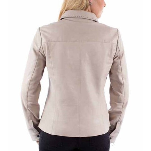 Scully Lamb Vanilla Women's Leather Jacket L1024157