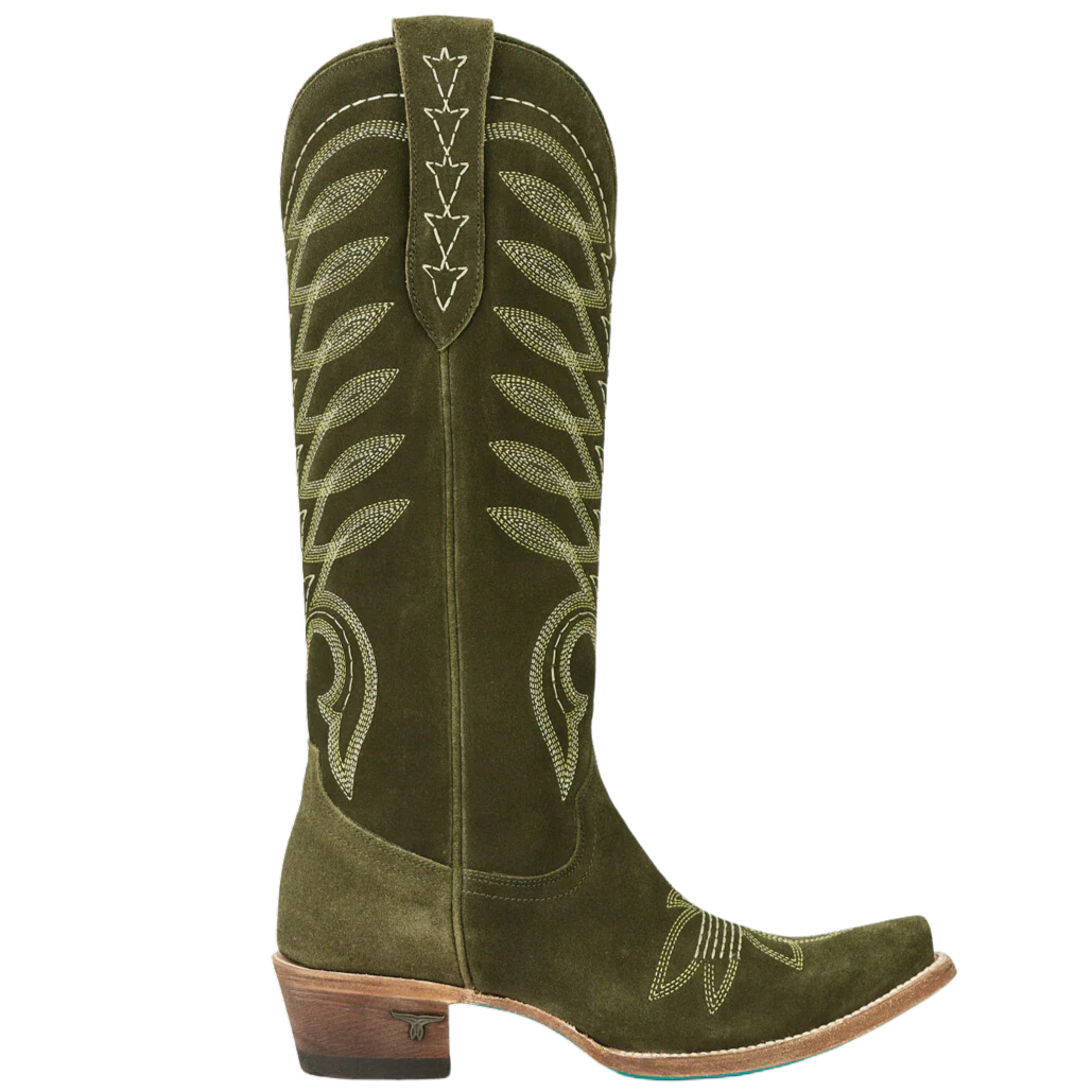 Lane Squash Olive Blossom Suede Women's Boot LB0529B