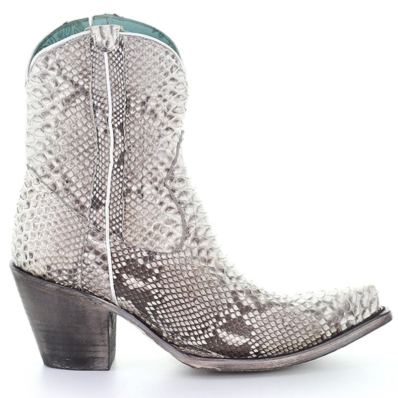 Corral Natural Python Women's Bootie A3791