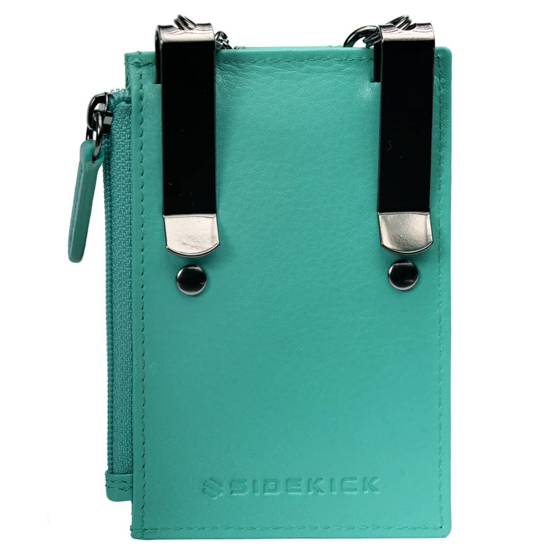 Sidekick Smooth Turquoise Wallet 1050-V2