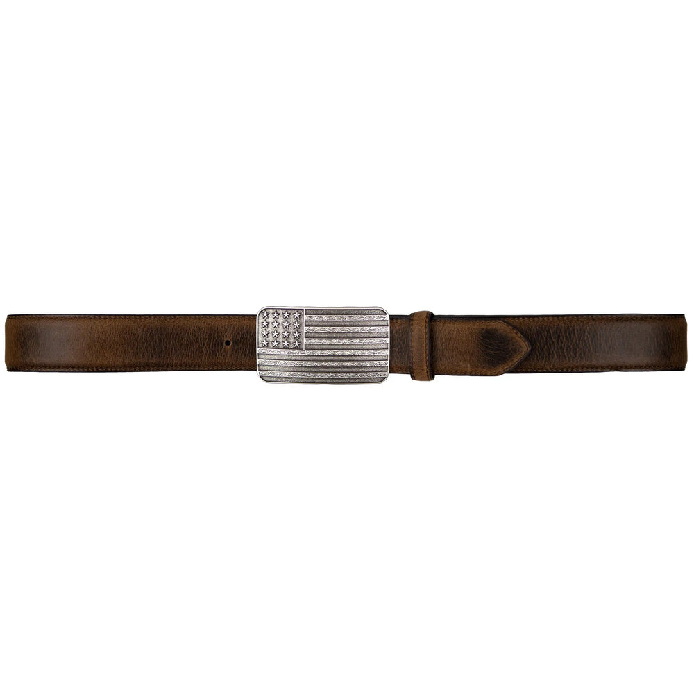 AndWest American Flag Brown Belt BLT243