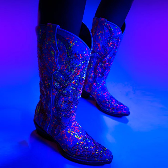 Corral Neon Crystal Stud Women's Boot C3980
