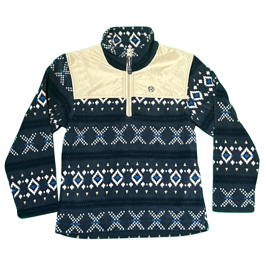 Roper Navy Aztec Boy's Sweater 03-397-0692-6161