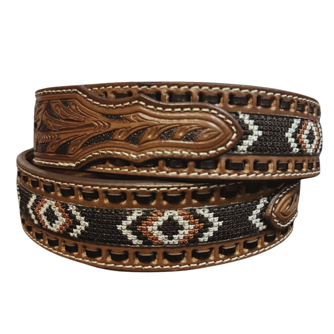 Nocona Embroidered Stitch Belt N210006302