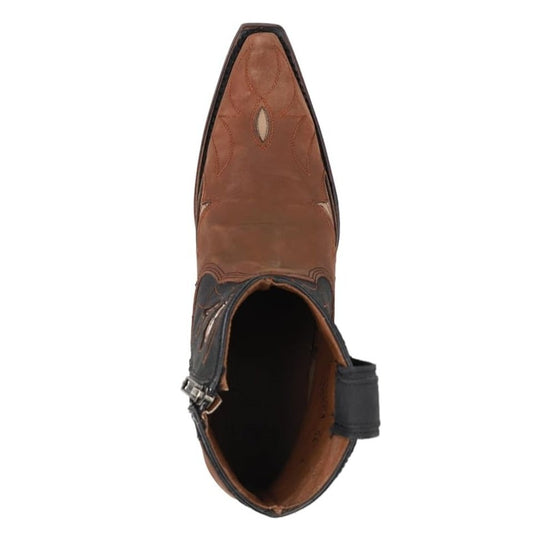 Circle G Camel Floral Women's Bootie L6096