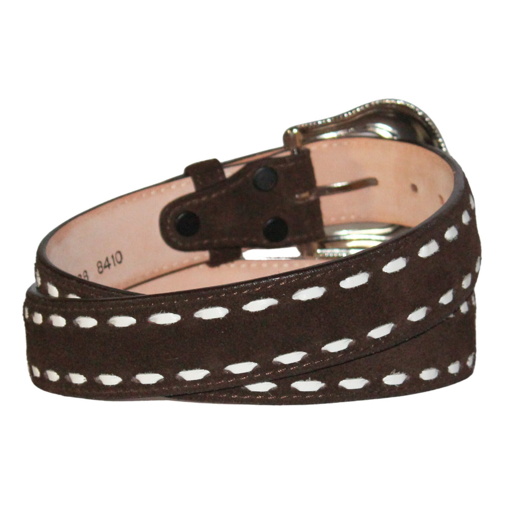 Jaac Arnold Suede Brown Belt 8410