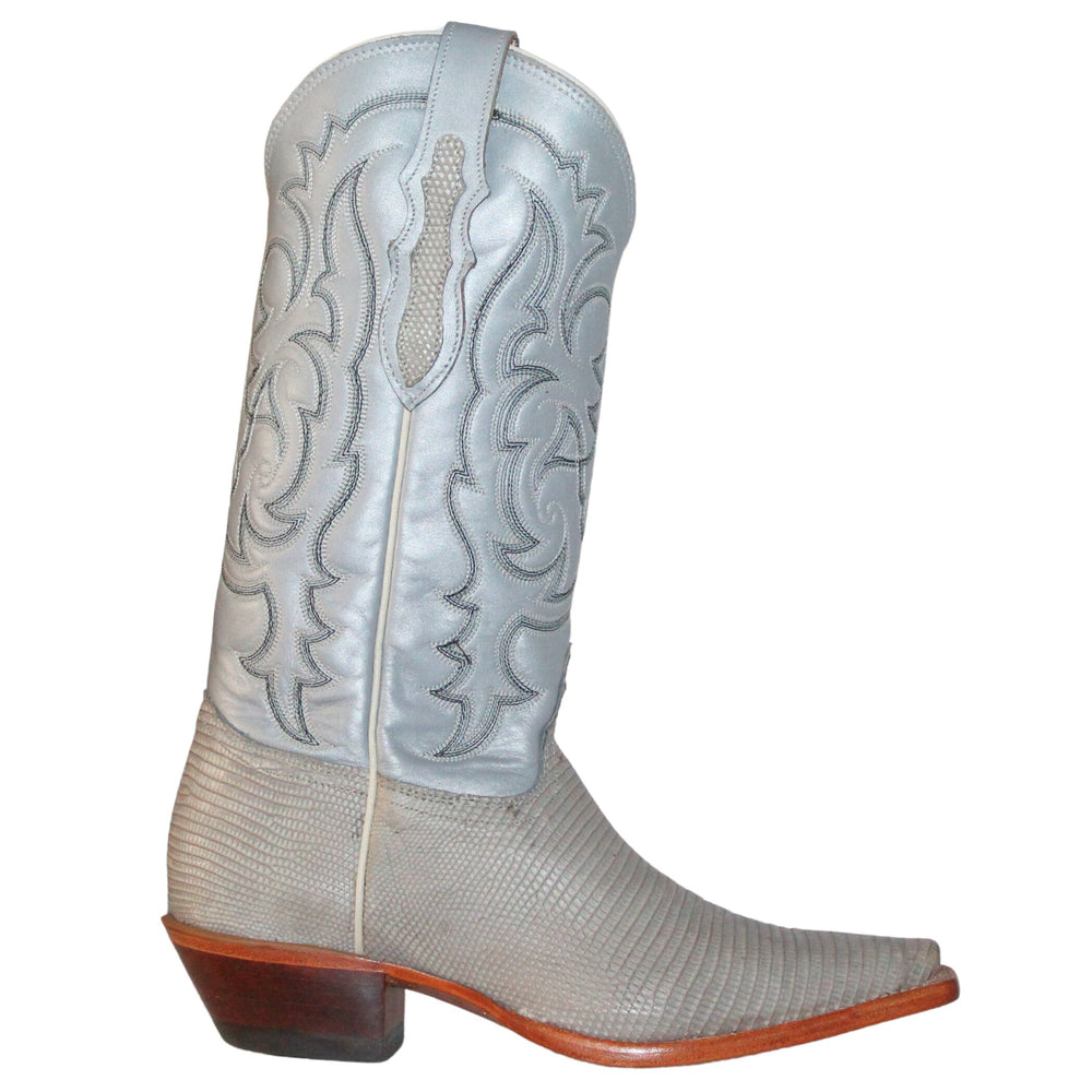 Tony Lama Gray Lizard Women's Boot E1597L