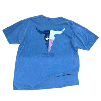 KC Longhorn Pacific Blue Graphic Tee