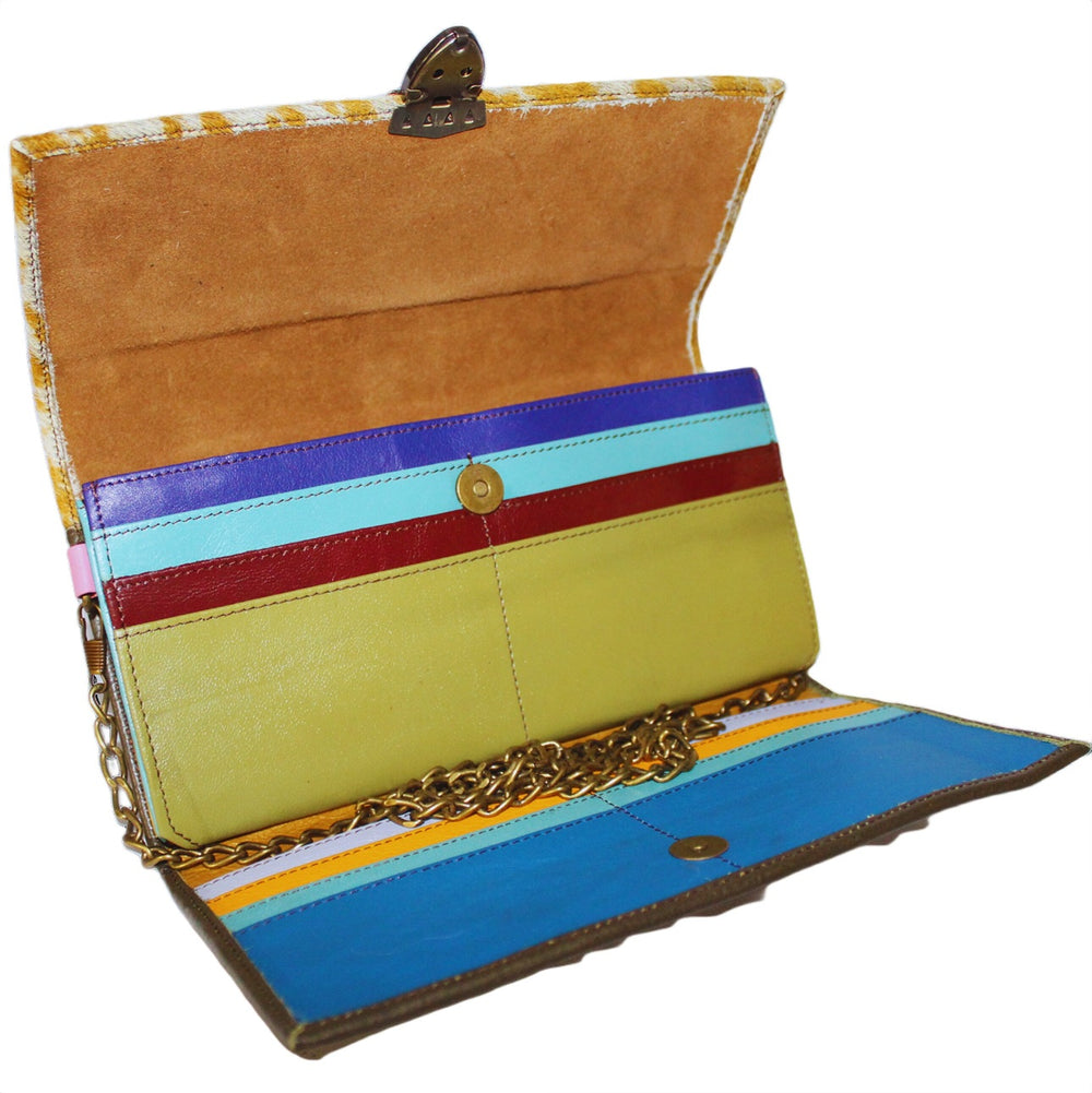 BS Trading Printed Bright Cowhide Crossbody BS1647