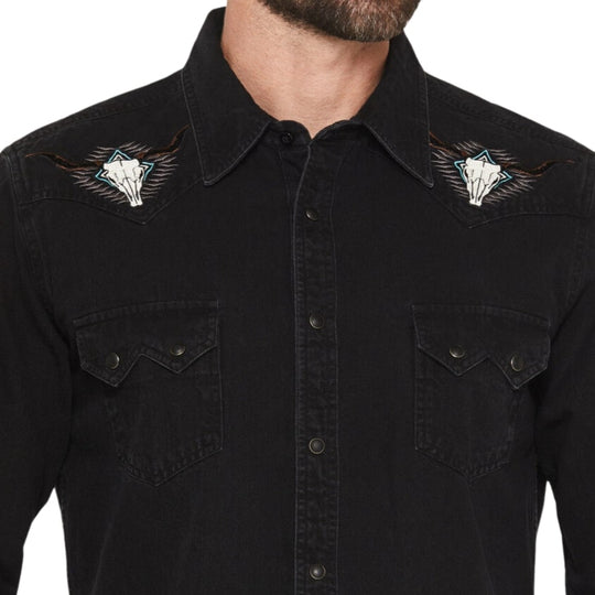 Rock & Roll Longhorn Embodied Men's Western Snap BMN2S07633