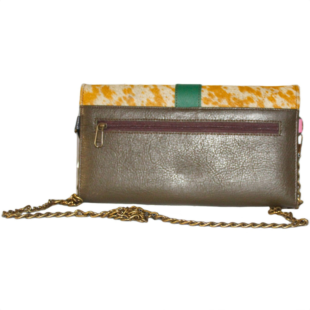 BS Trading Printed Bright Cowhide Crossbody BS1647