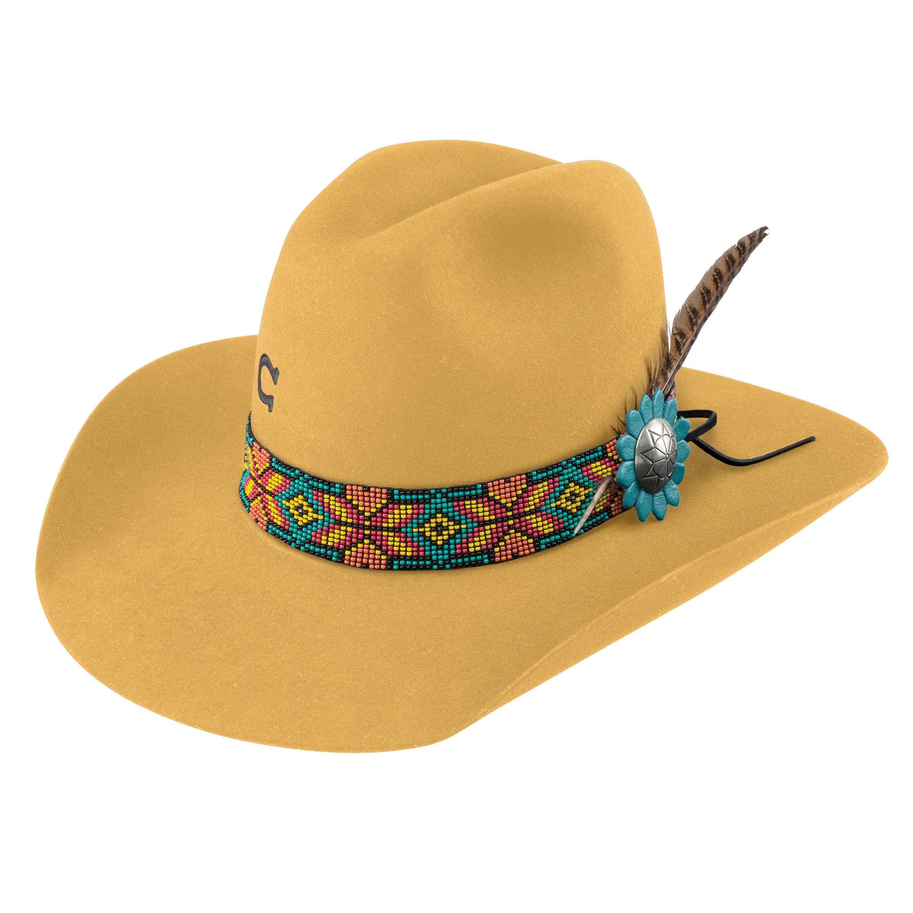 Charlie 1 Horse Gold Digger Yellow Wool Cowboy Hat Wild Bill s Western Store