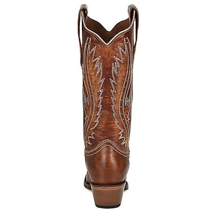Circle G Brown Embroidery Stud Women's Boot L2068