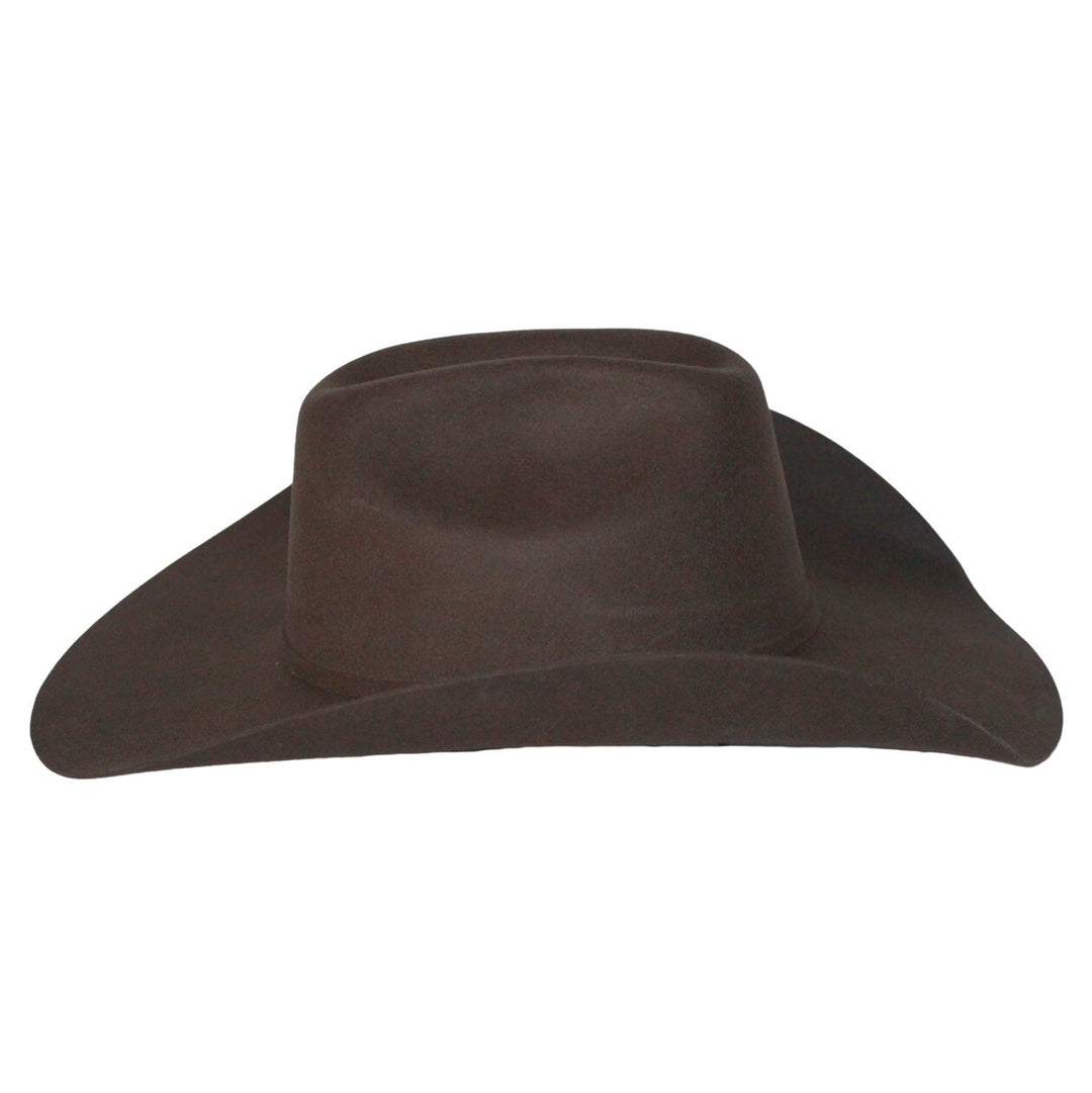 Wild Bill's Broken Horn 4X Chocolate Wool Cowboy Hat 8013