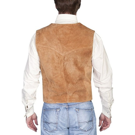 Scully Suede Snap Men's Vest 507-212