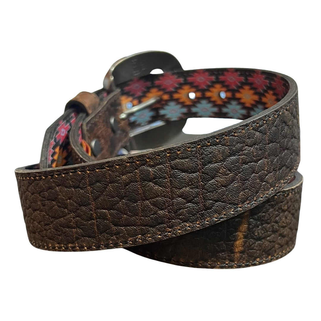 Red Dirt Co. Bison Print Belt 22227BE5