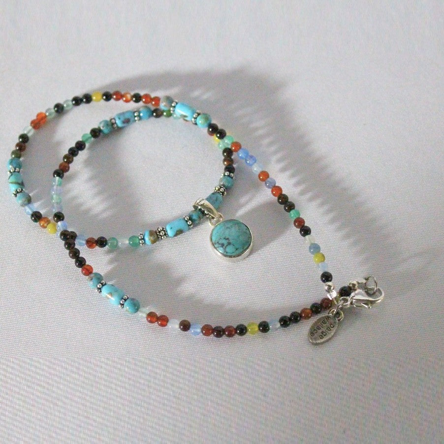 Paige Wallace Circle Pendant Necklace 310C