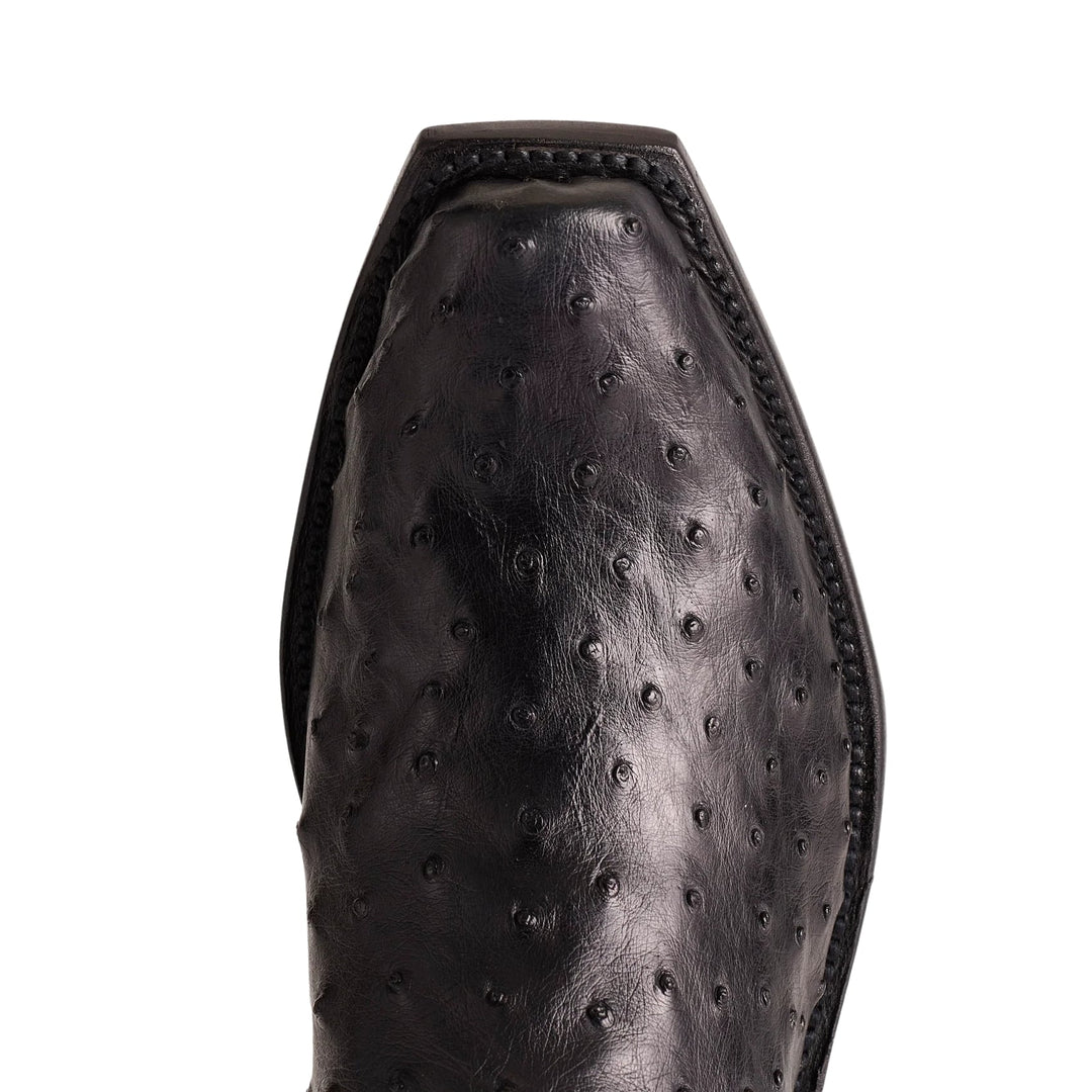 Lucchese Luke Black FQ Ostrich Men's Boot N1155