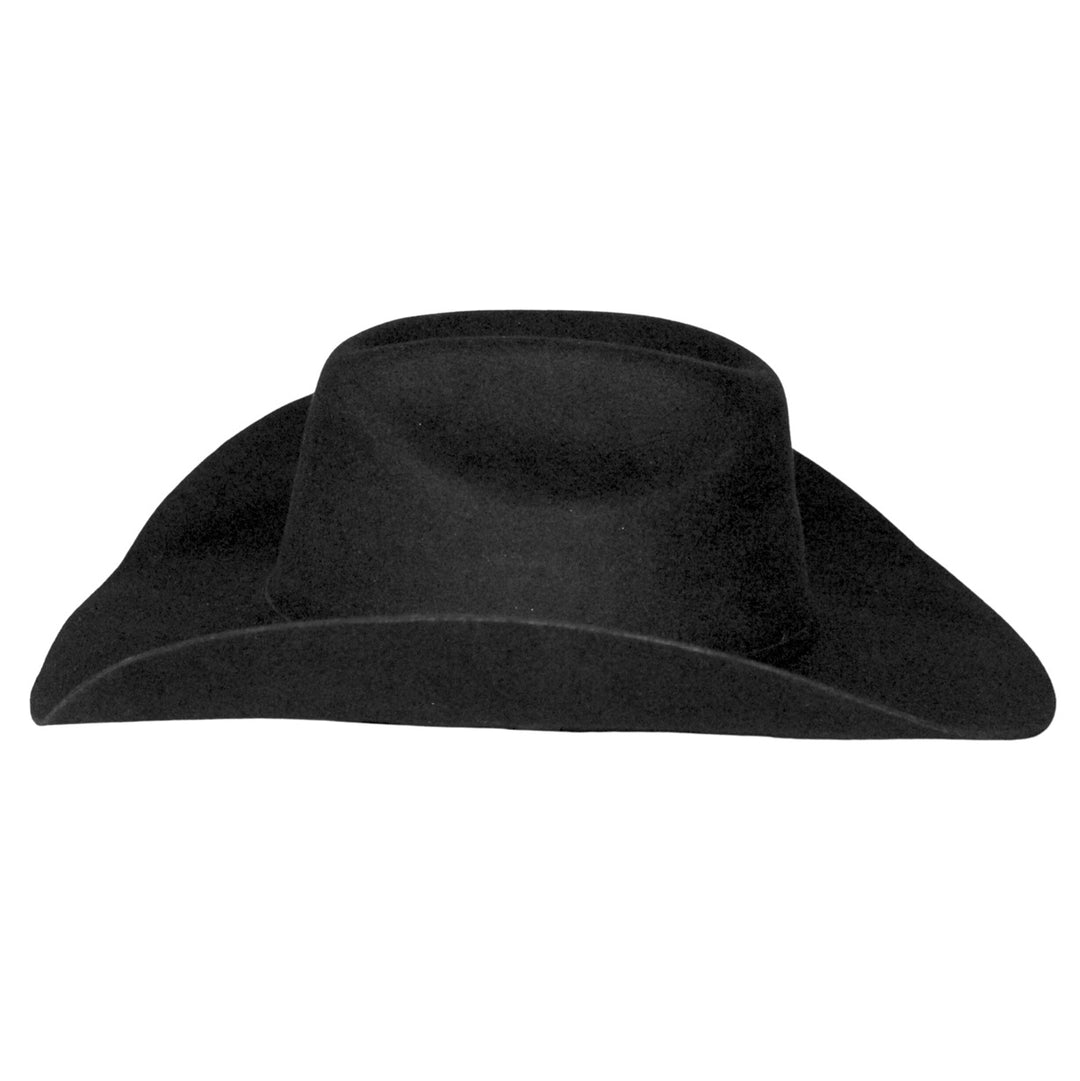Wild Bill's Broken Horn 4X Black Wool Cowboy Hat 8013