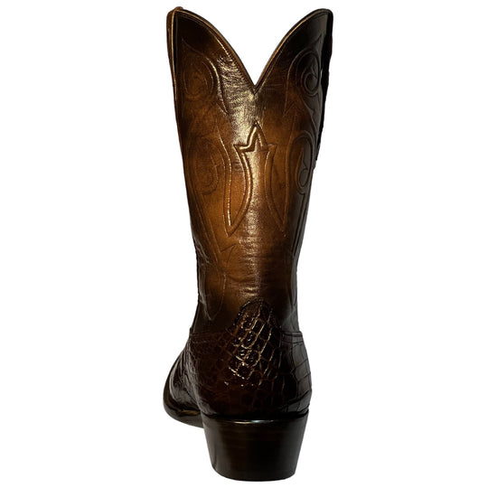 Black Jack Gator Belly Chocolate Men's Boot CH528