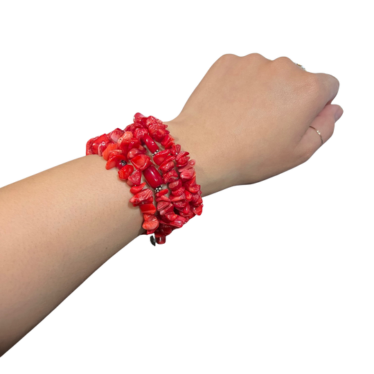 Paige Wallace Coral Spiral Bracelet