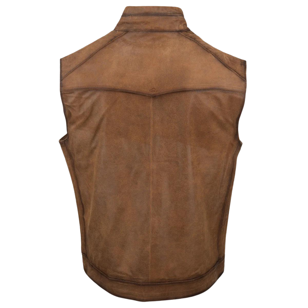 Resistol Wyatt Leather Men's Vest R1F210-R00652