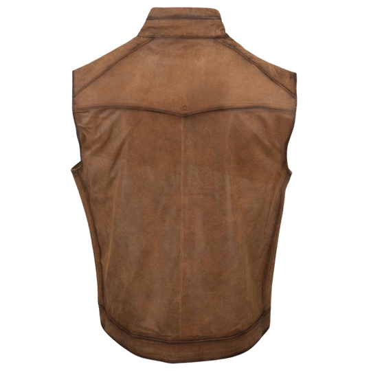 Resistol Wyatt Leather Men's Vest R1F210-R00652