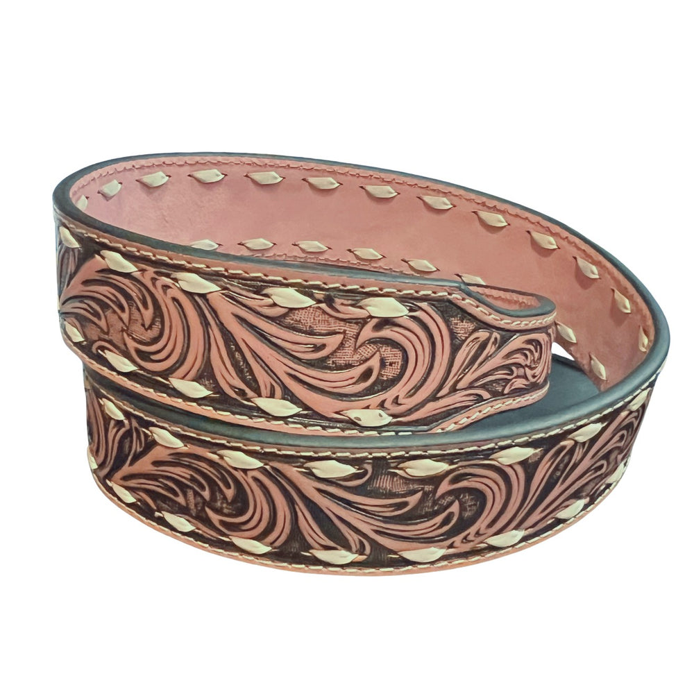 Angel Ranch Tooled Heart Belt D140005930