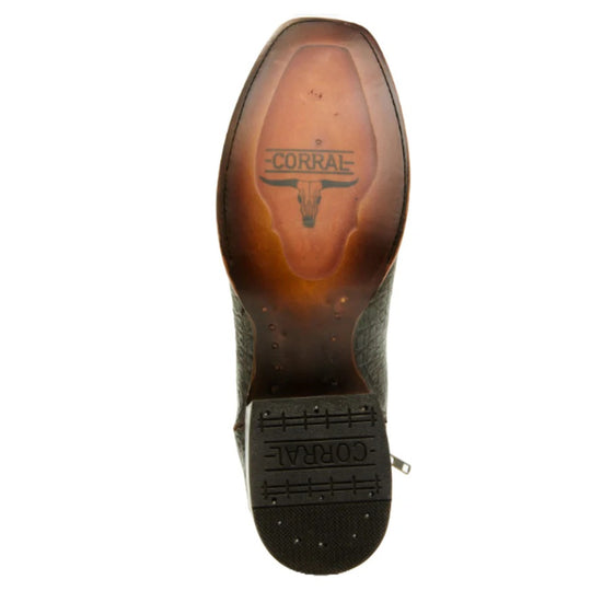 Corral Chocolate Caiman Men's Bootie A4680