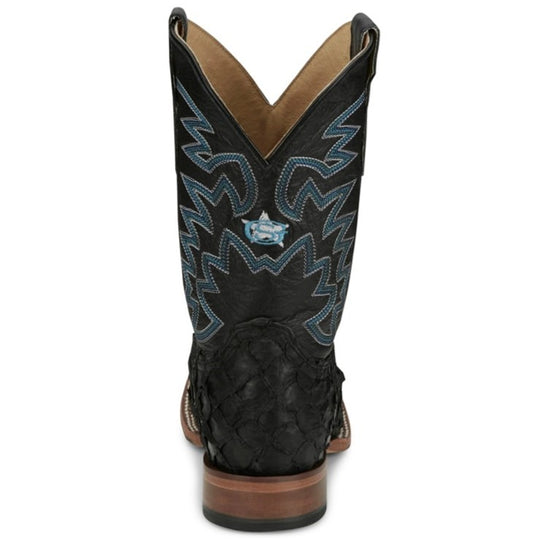 Justin Ocean Front Black Pirarucu Men's Boot GR5708