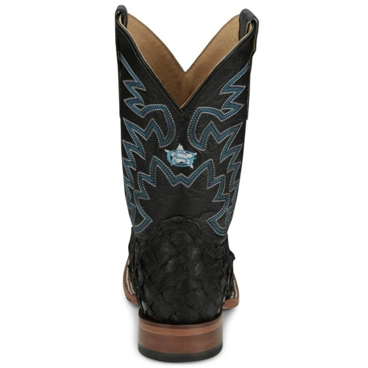 Justin Ocean Front Black Pirarucu Men's Boot GR5708 – Wild Bill's