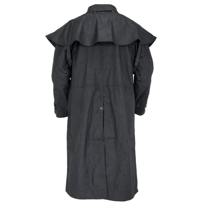 Coat Long Jacket Cloak Cape Duster Outwear for Holiday Black 