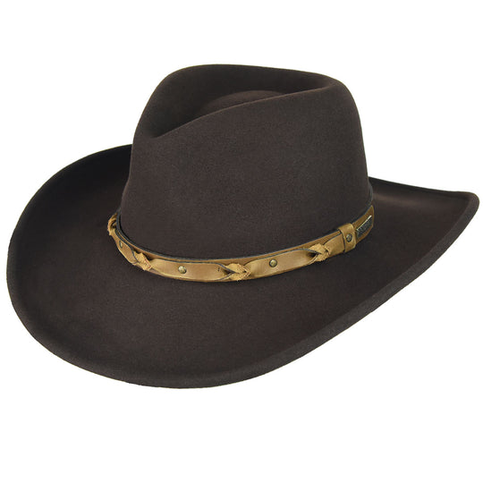 Bailey Palisade Brown Wool Hat W08LFE