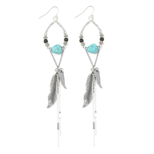 Cowgirl Confetti Only the Wind Earrings CCERR50