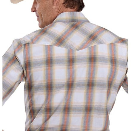Roper Camel Plaid Men's Western Snap 01-002-0101-4069