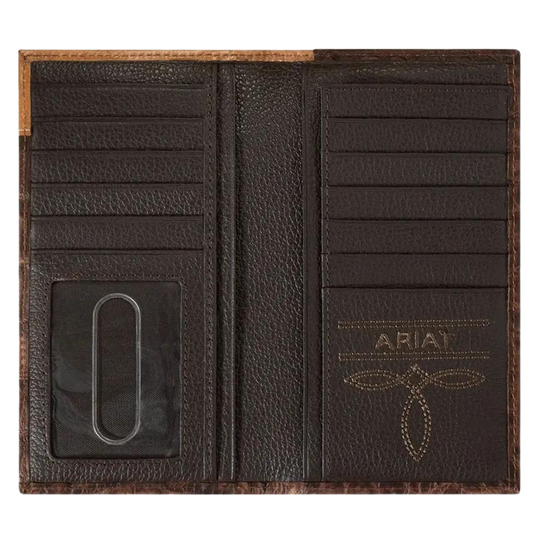 Ariat Crocodile Print Rodeo Wallet A3552802