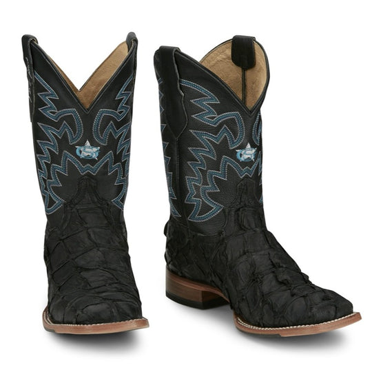 Justin Ocean Front Black Pirarucu Men's Boot GR5708