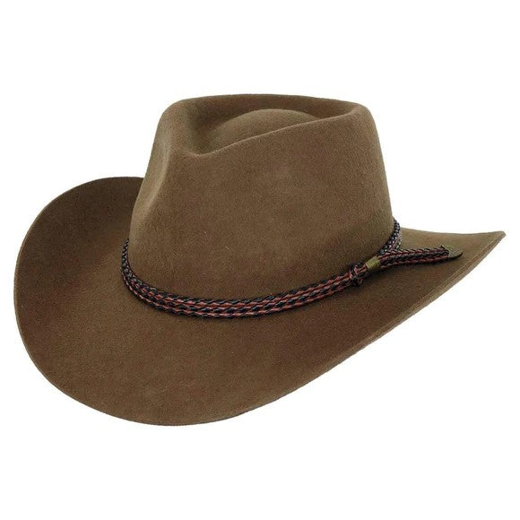 Outback Forbes Brown Wool Hat 1153