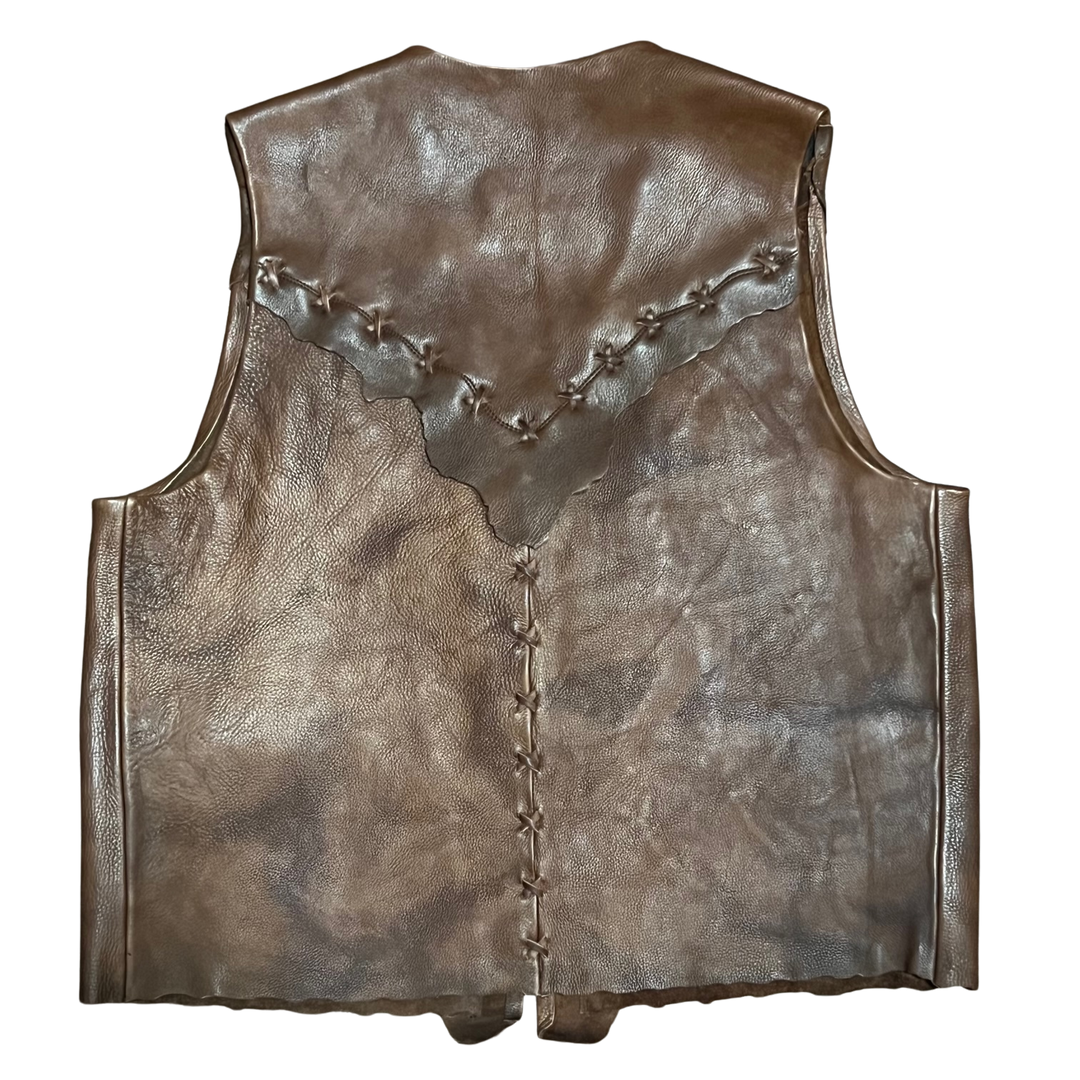 Kobler Unlined Acorn Leather Men's Vest
