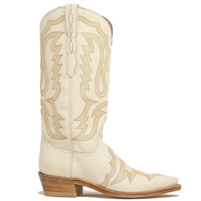 Lucchese Cream Embroidery Boot M5142